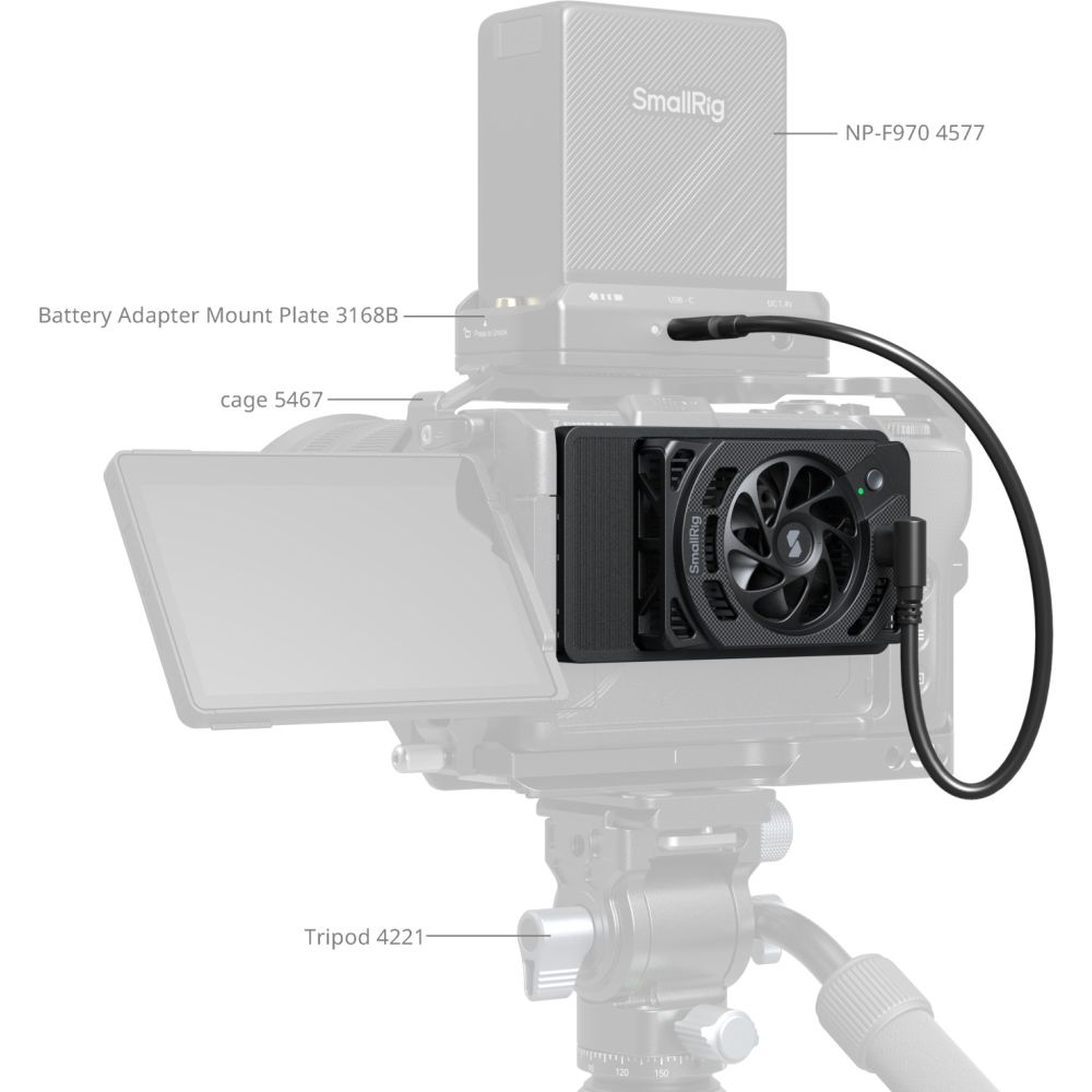 SmallRig 5874 Cooling Fan for Nikon ZR