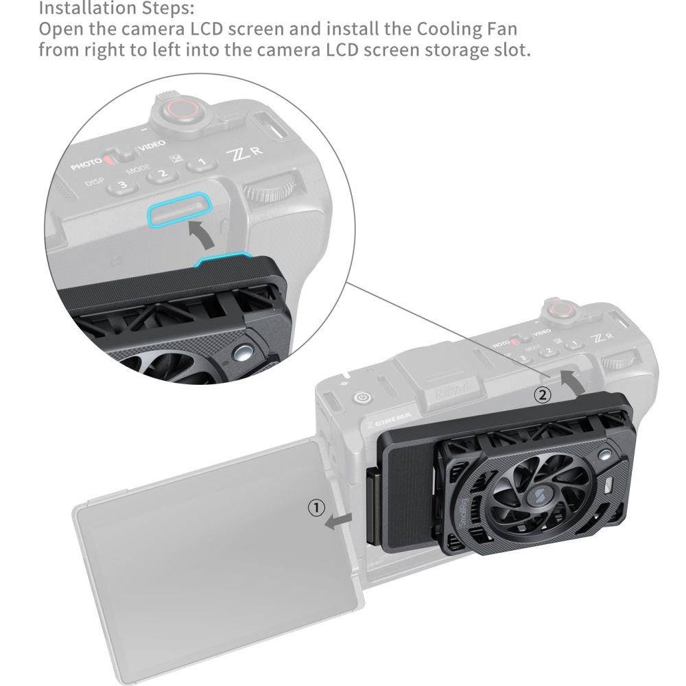 SmallRig 5874 Cooling Fan for Nikon ZR