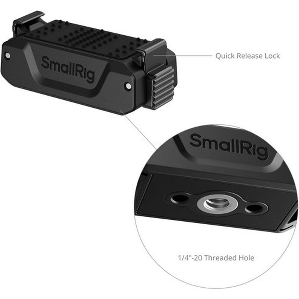 Supporto adattatore a sgancio rapido bidirezionale SmallRig 5779 con foro filettato da 1/4"-20