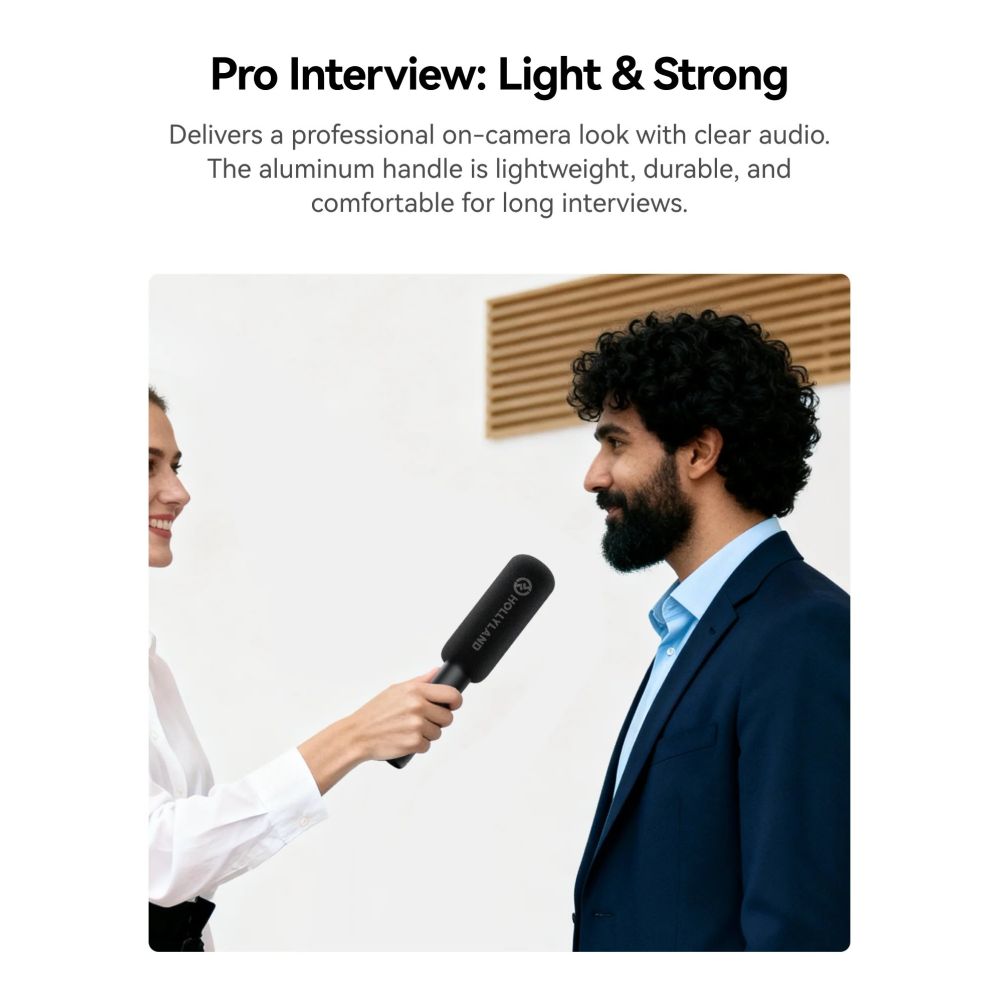 Adattatore per interviste Hollyland per microfoni wireless (portatili/da tavolo)
