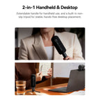 Adattatore per interviste Hollyland per microfoni wireless (portatili/da tavolo)