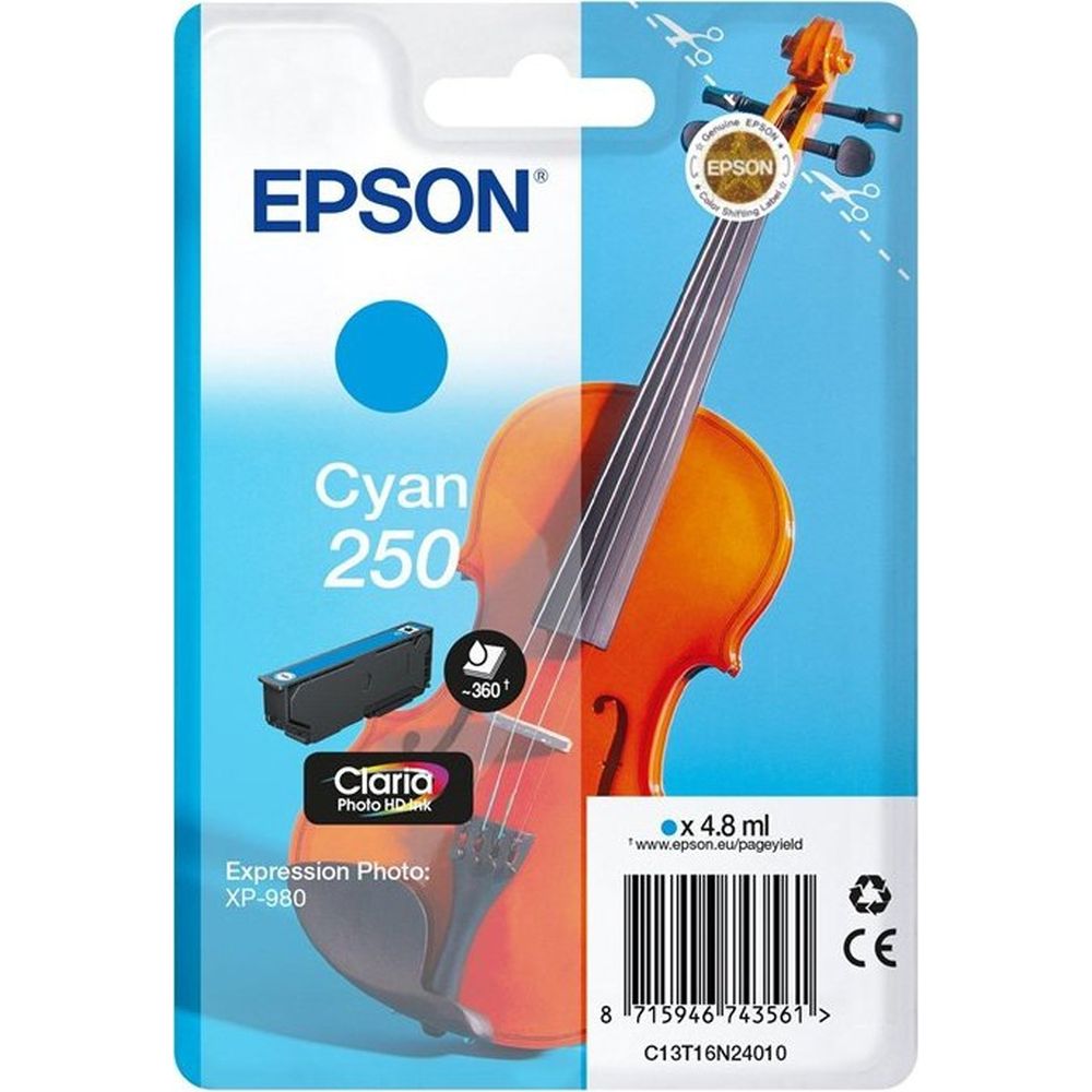 Inchiostro Epson Singlepack ciano 250