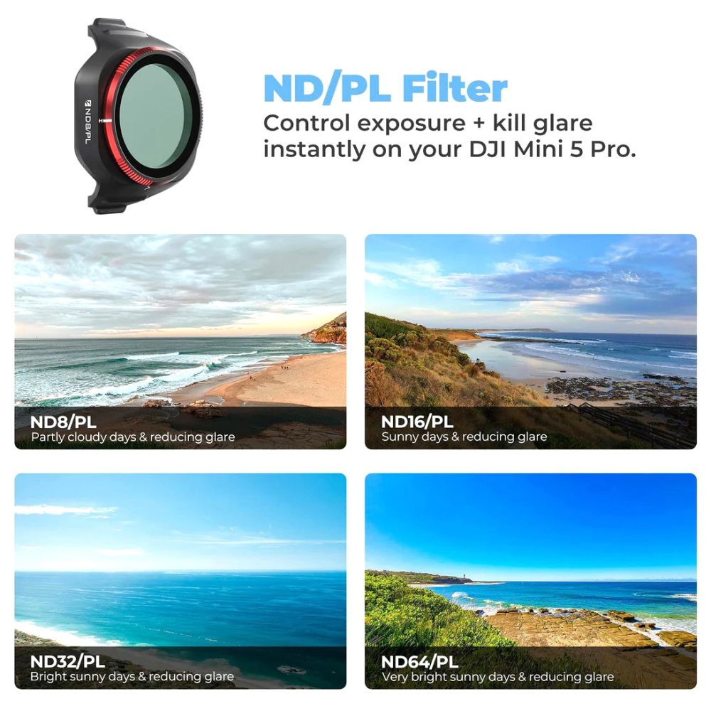 Freewell DJI Mini 5 Pro Kit Mega Filtri - Confezione da 16