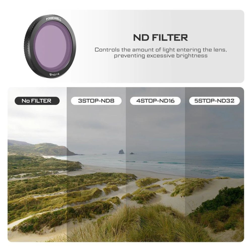 Freewell DJI Neo Magnetic ND Filters Standard Day - 3Pack