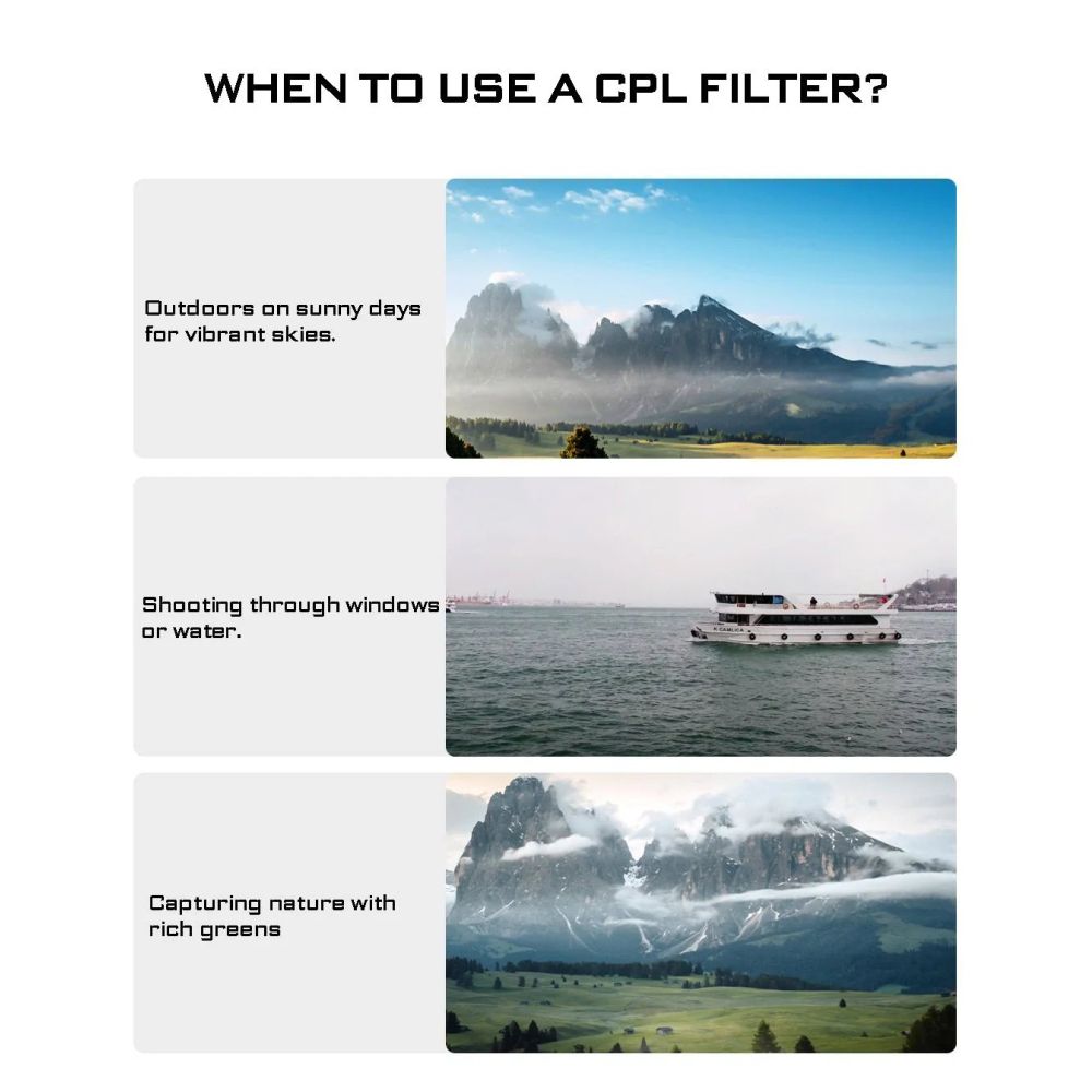Filtro CPL Freewell DJI Osmo Action 5 Pro