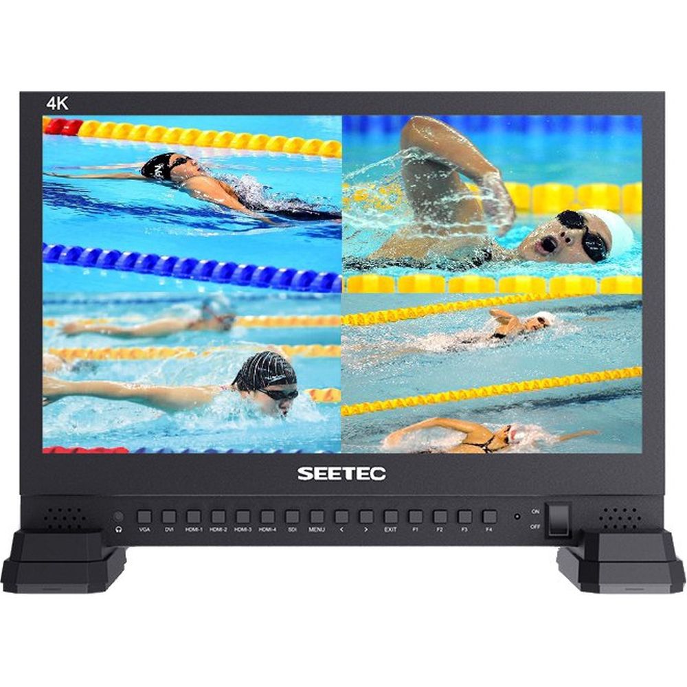 Monitor broadcast regista SEETEC 4K156-9HSD da 15,6 pollici 4K 3840x2160 SDI