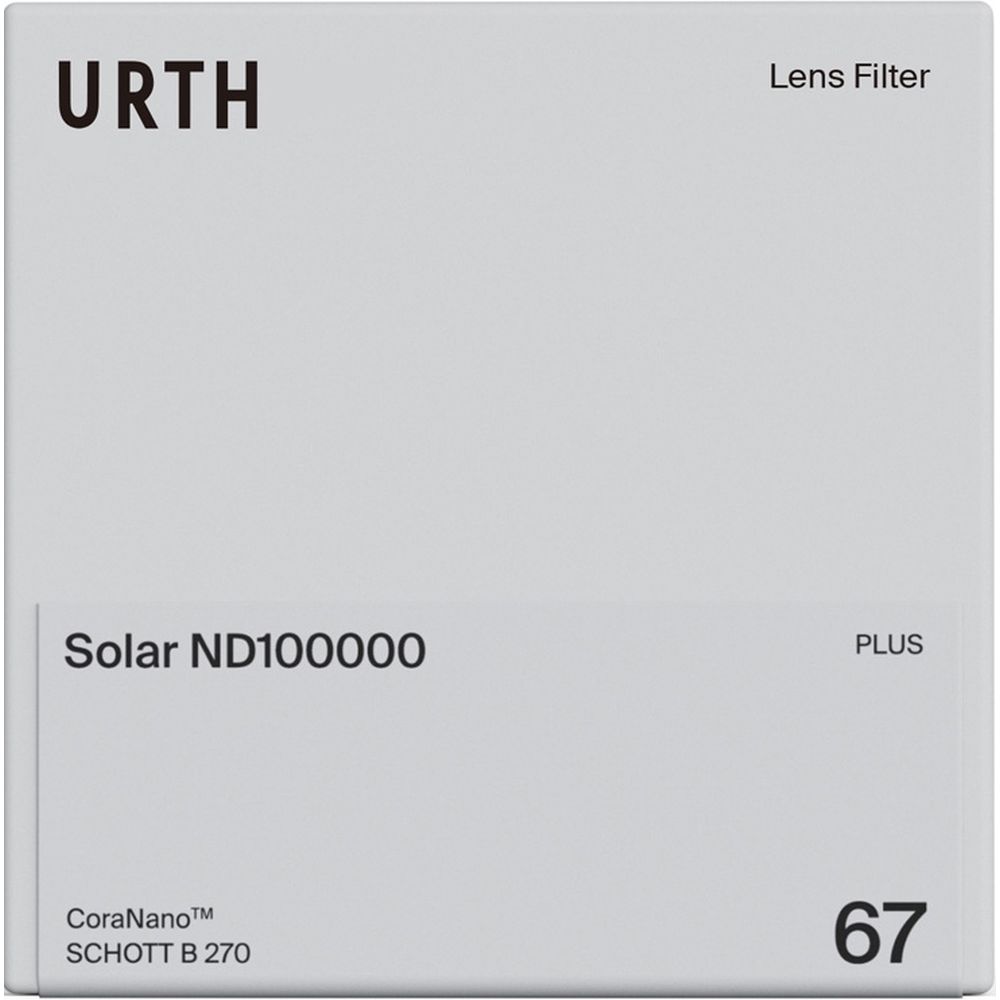 Filtro solare Urth ND100000 (16,6 stop) Plus+ da 67mm