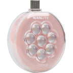 Nanlite Cookie LED Mini Light (rosa corallo)