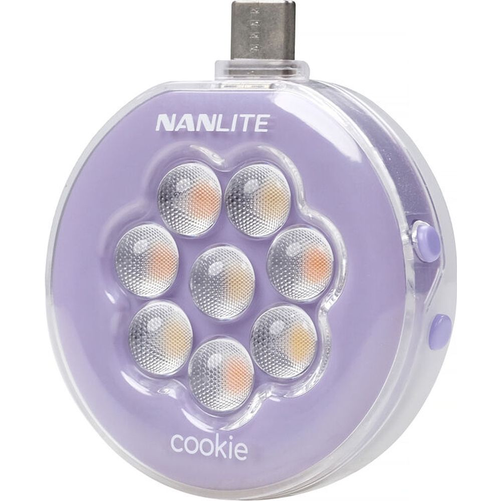 Mini luce LED Nanlite Cookie (lavanda)