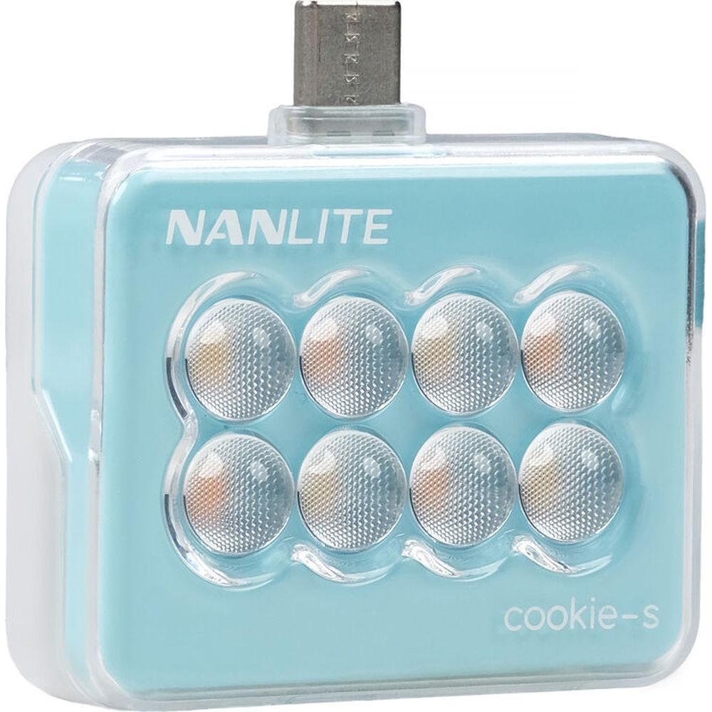 Nanlite cookie-s LED Mini Light (blu ciano)