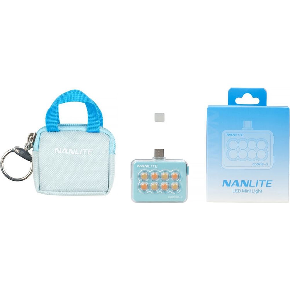 Nanlite cookie-s LED Mini Light (blu ciano)