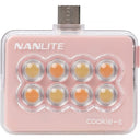 Nanlite cookie-s LED Mini Light (rosa corallo)