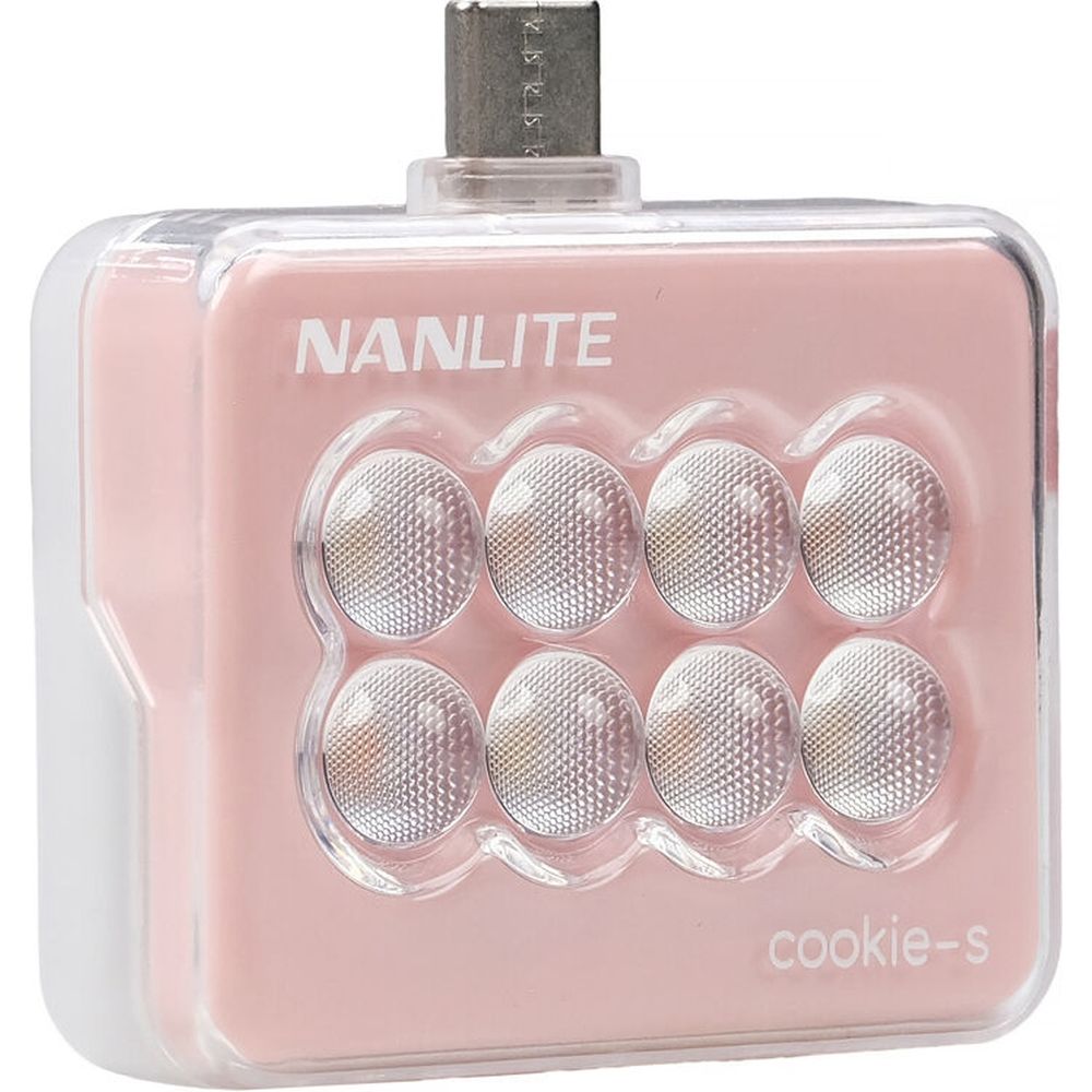 Nanlite cookie-s LED Mini Light (rosa corallo)