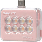 Nanlite cookie-s LED Mini Light (rosa corallo)
