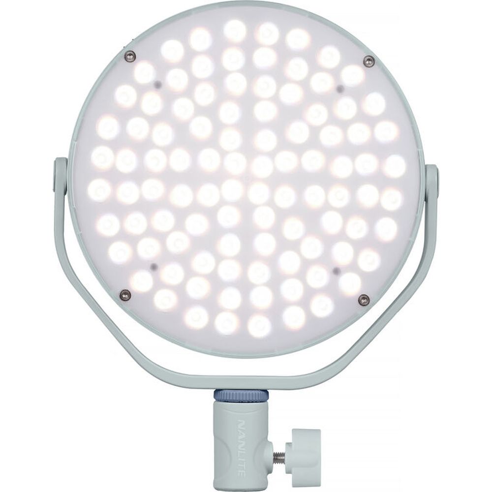 Nanlite Miro 30c Pannello luminoso rotondo a LED a colori (blu menta)