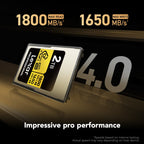 Lexar Pro Oro 2TB 4.0 CFexpress Type A VPG400 - R1800/W1650 MB/s