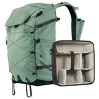Leofoto Backup Series Zaino 35L Verde Incl.... Medium Divider