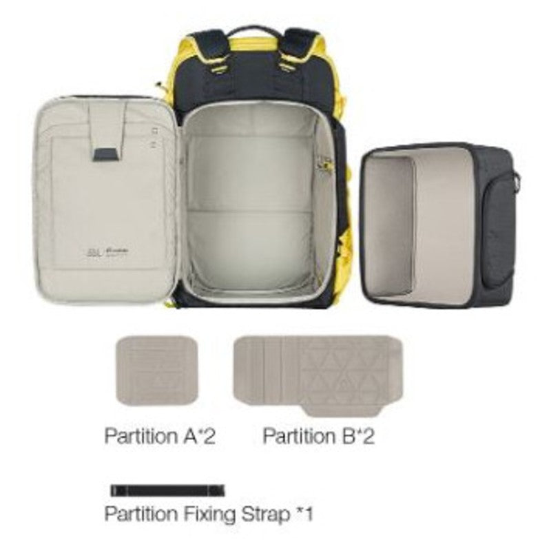 Leofoto Backup Series Zaino 35L Verde Incl.... Medium Divider