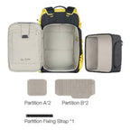 Leofoto Backup Series Zaino 35L Verde Incl.... Medium Divider
