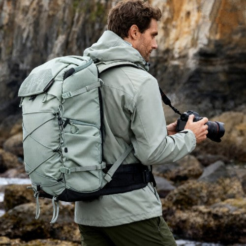 Leofoto Backup Series Zaino 35L Verde Incl.... Medium Divider