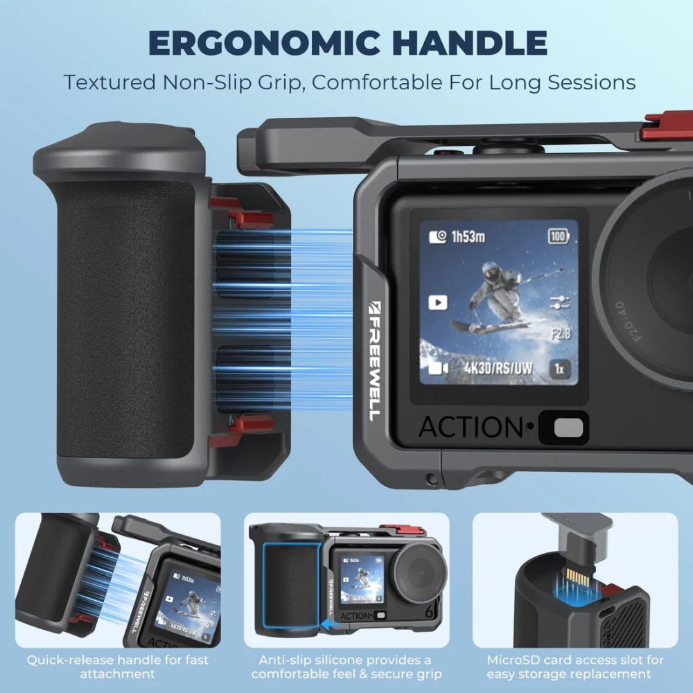 Gabbia Freewell DJI Osmo Action 6 Creator Pro