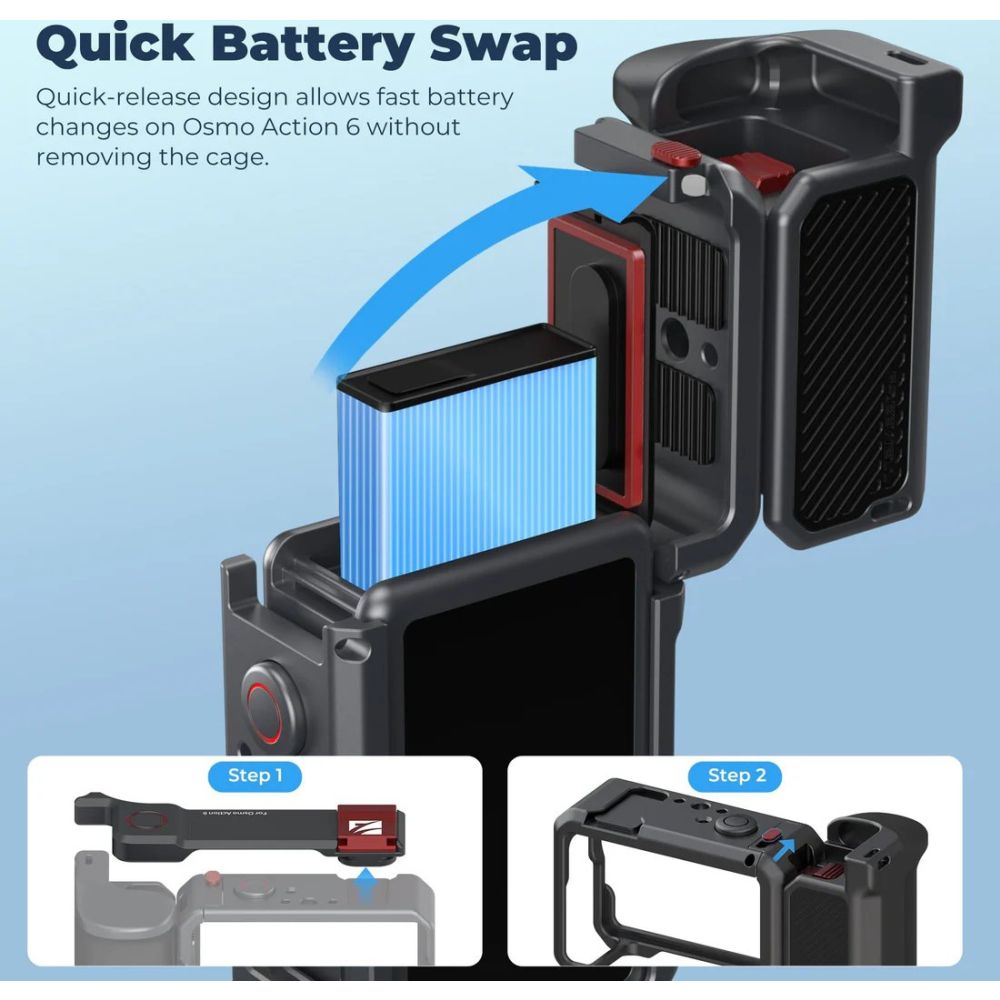 Gabbia Freewell DJI Osmo Action 6 Creator Pro