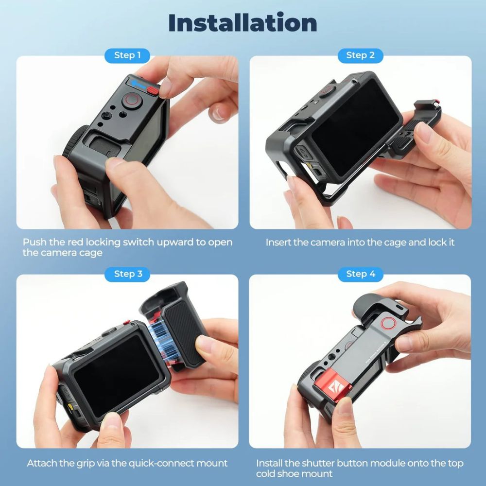 Gabbia Freewell DJI Osmo Action 6 Creator Pro