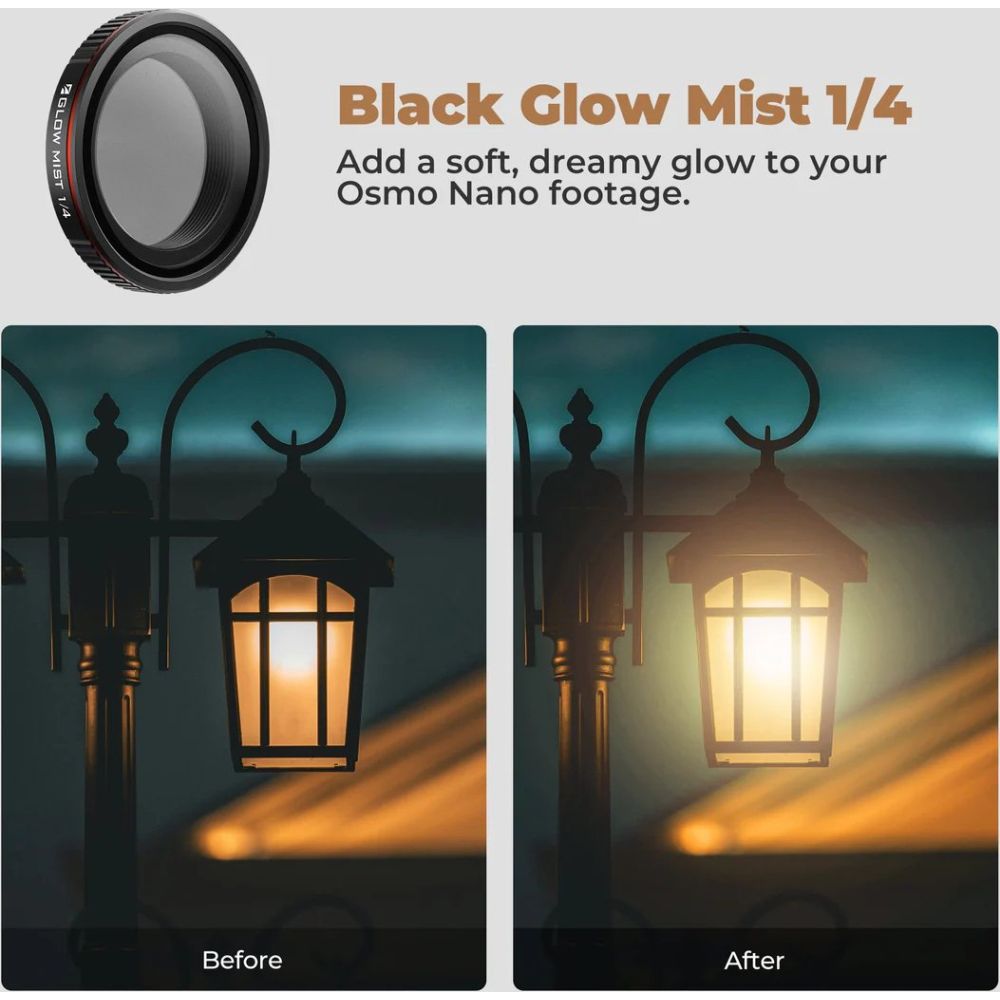 Filtro antinebbia Freewell DJI Osmo Nano Nero Glow