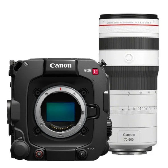 Canon Cinema EOS C400 + RF 70-200mm f/2.8L IS USM Z - Bianco