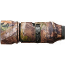 easyCover Obiettivo rovere per Sigma 100-400mm f/5-6.3 DG DN OS | C (Sony E / Leica L) Vero mimetismo Kanati in legno