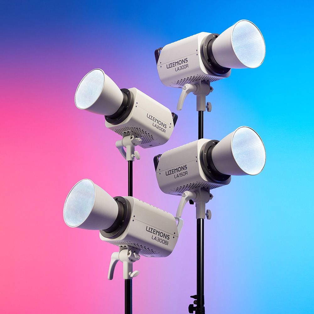 Kit di 2 luci LED RGB Godox Litemons LA200R