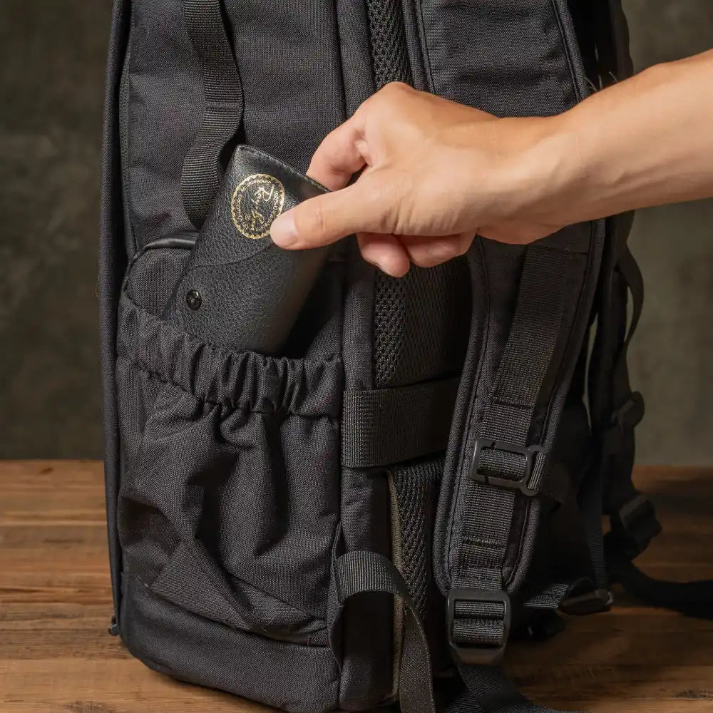 Wotancraft Pilot Backpack 18L – Black