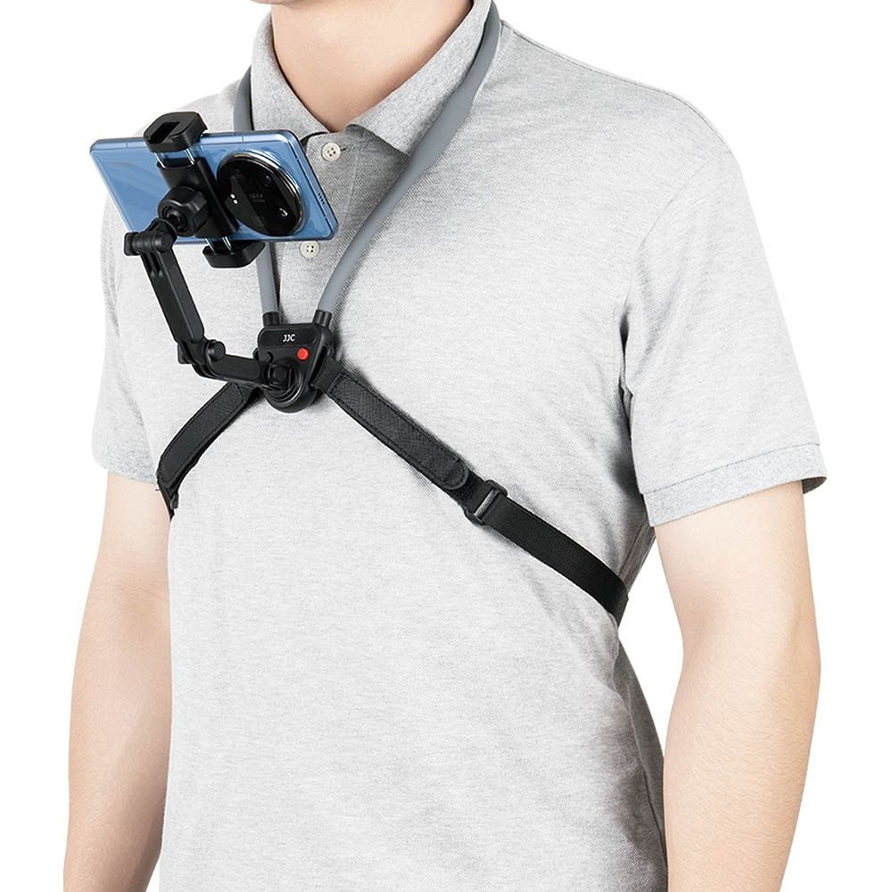 Supporto da collo JJC MNM-UN1 NERO per telefoni e videocamera action