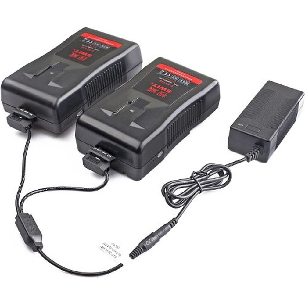 Caricabatterie ultra portatile SWIT PC-U130B2 Dual D-Tap
