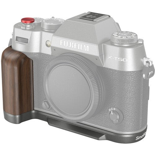 SmallRig Impugnatura in Legno a L - Fujifilm X-T50 - Charcoal Argento