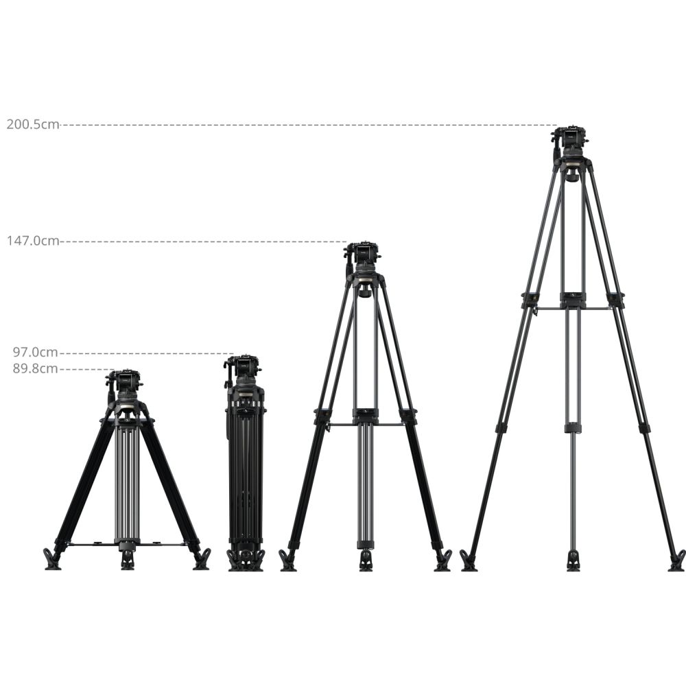Treppiede in lega di alluminio per impieghi gravosi SmallRig 5577 FSD18 FreeSpeed
