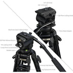 Treppiede in lega di alluminio per impieghi gravosi SmallRig 5579 FSD16 FreeSpeed