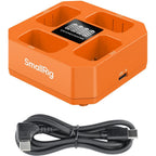 Caricabatterie per batteria a quattro canali per fotocamera SmallRig 5749 per NP-FW50