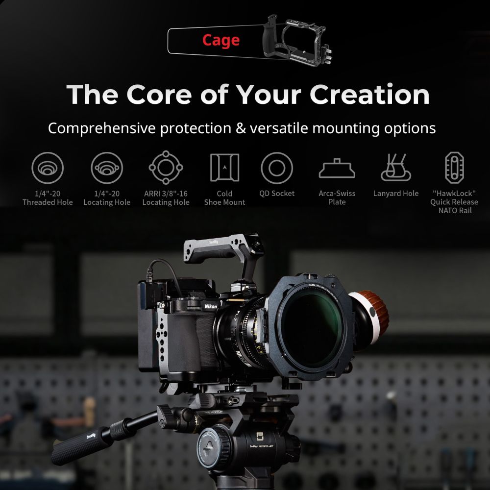 SmallRig 5904 "HawkLock" Quick Release Cage for Nikon ZR