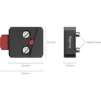 Kit piastra di montaggio a sgancio rapido V-Lock SmallRig 6021