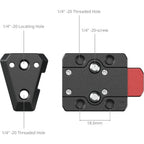 Kit piastra di montaggio a sgancio rapido V-Lock SmallRig 6021