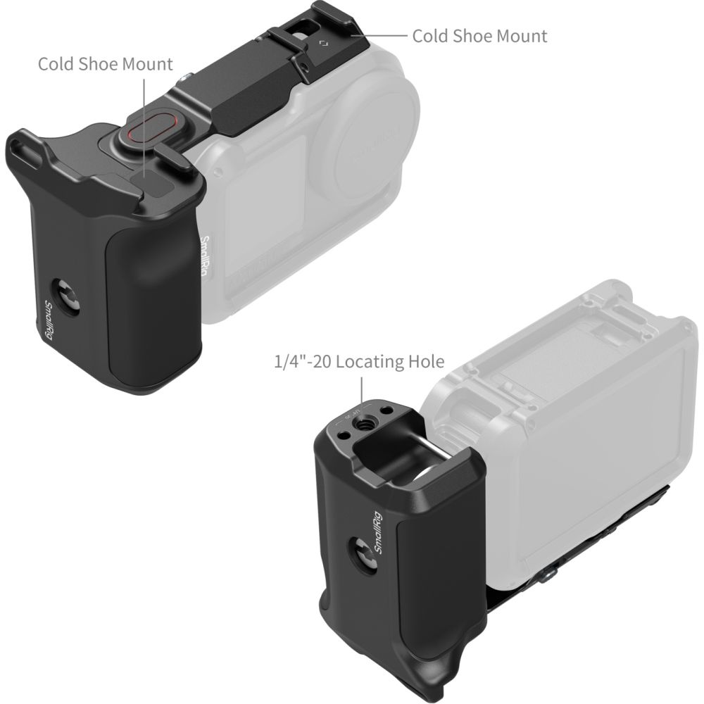 SmallRig 6259 Maniglia per DJI Osmo Action 6 gabbie (5888/5887)