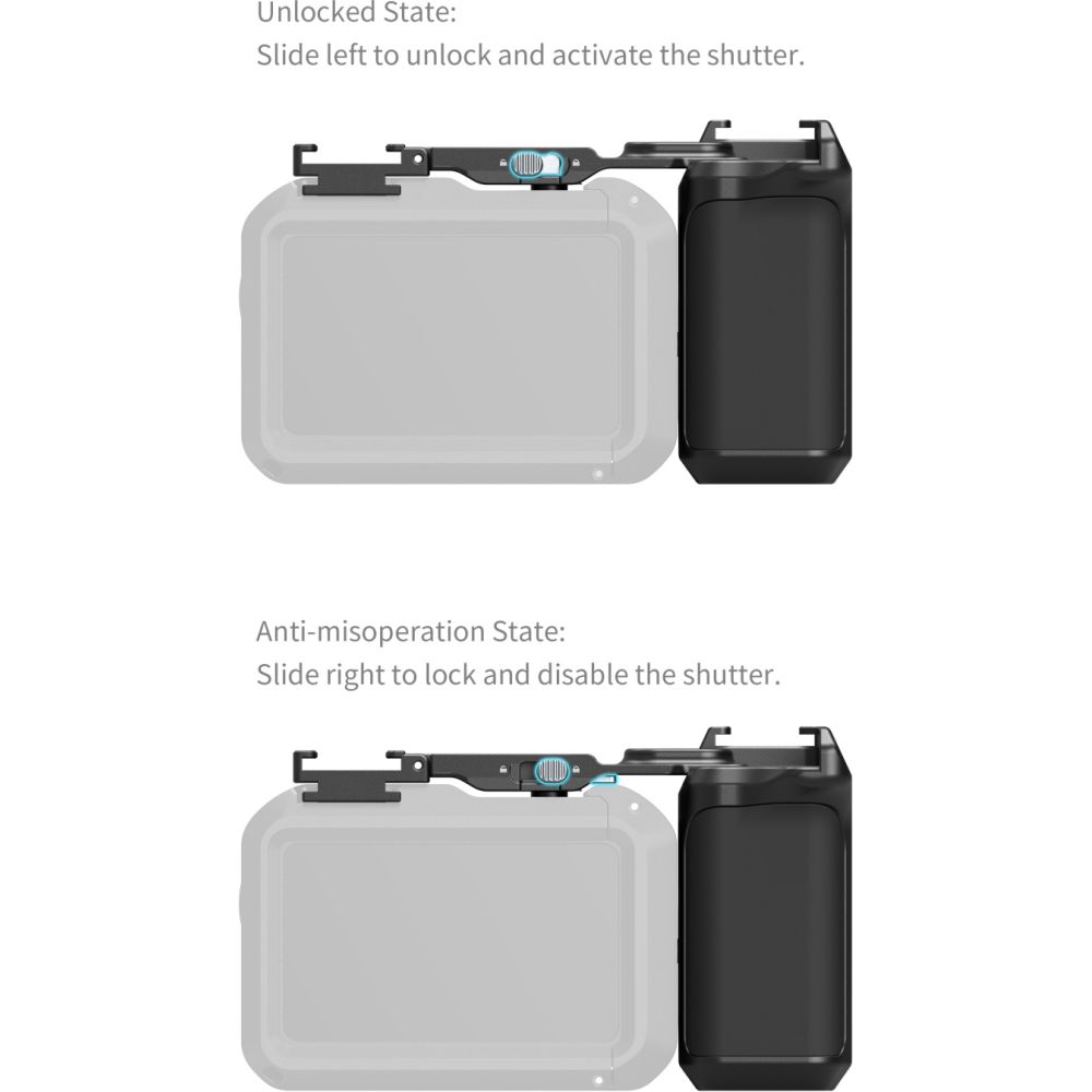 SmallRig 6259 Maniglia per DJI Osmo Action 6 gabbie (5888/5887)