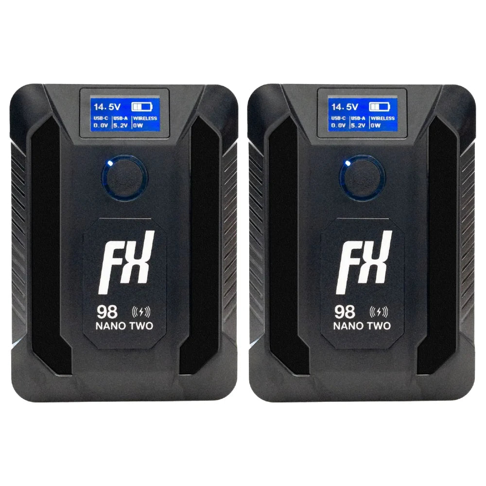 Fxlion Nano Two 14,8V / 98Wh V-Lock Batteria Wireless 2-Pack
