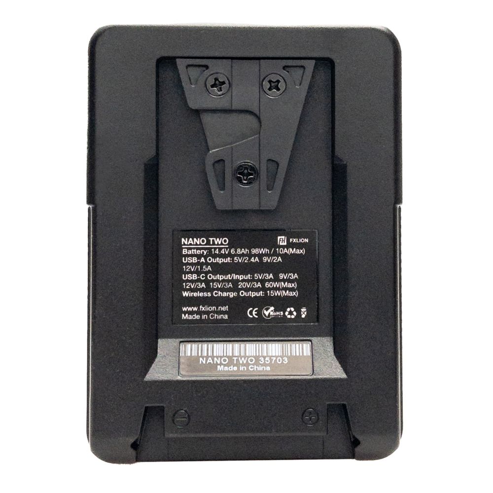 Fxlion Nano Two 14,8V / 98Wh V-Lock Batteria Wireless 2-Pack