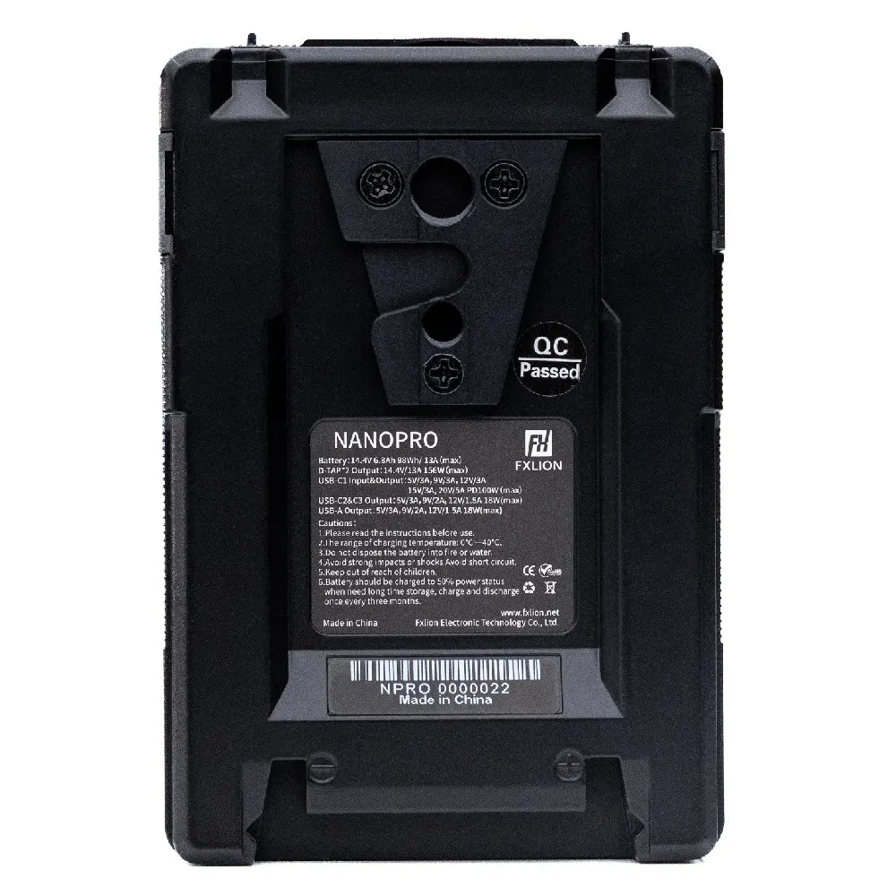 Fxlion Nano Pro 98Wh V-Attacco Batteria PD 100W 2-Pack