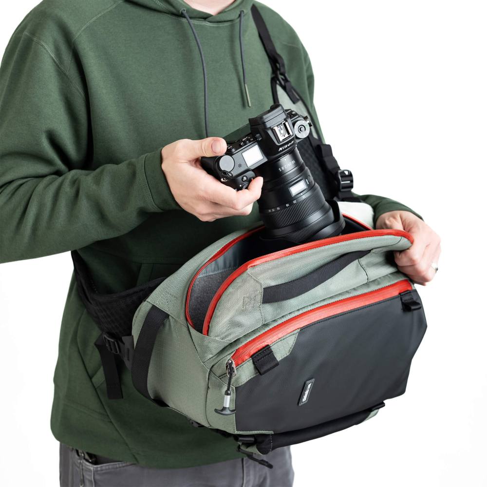 Think Tank PhotoCross Borsa monospalla 14L - Desert Sage