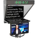 Teleprompter da studio Fortinge ROBO 21-HB-SDI ad alta luminosità da 21 pollici con ingresso/uscita SDI per telecamere PTZ