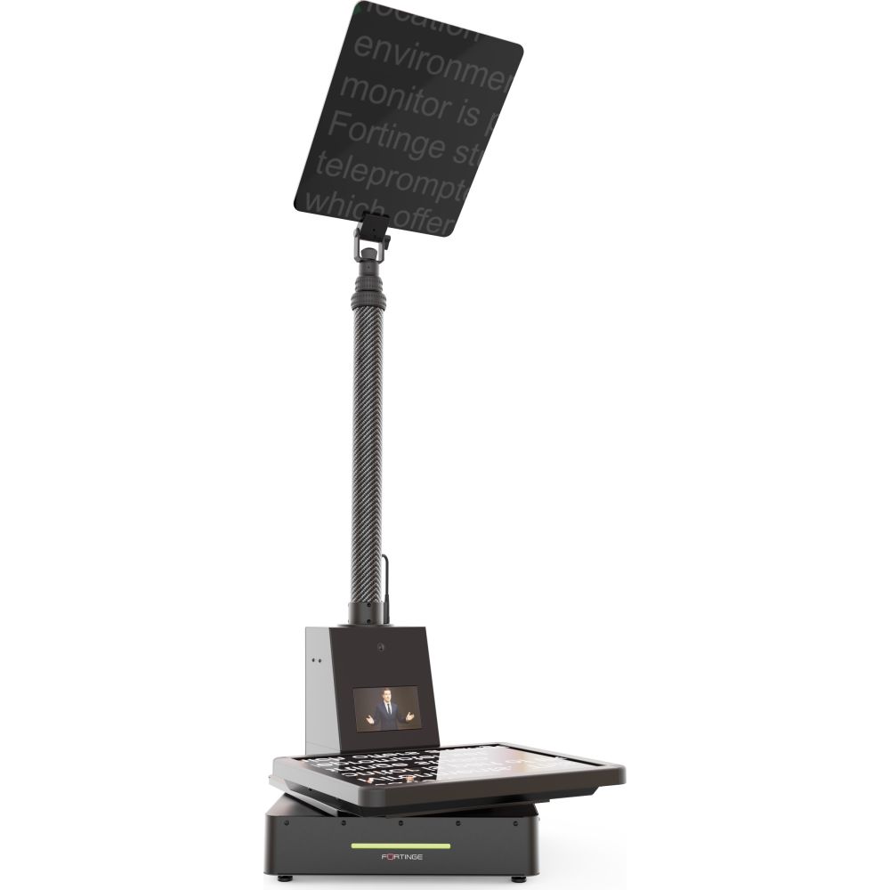 Fortinge MOBO 19-D-HB-SDI 19 inch high brightness dual motorised, dual stage teleprompter with sdi in & out