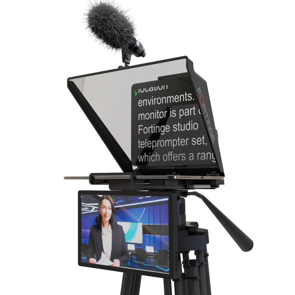 Set Teleprompter per Tablet Fortinge Noa III fino a 13 Pollici con Hand Controller BT1